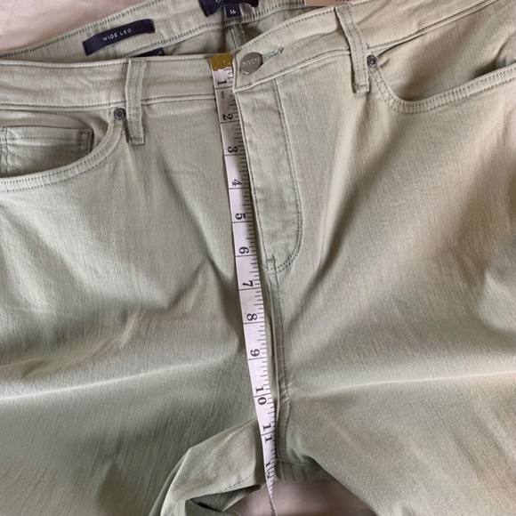 NYDJ wide leg size 16 light sage green NWT - Picture 9 of 10